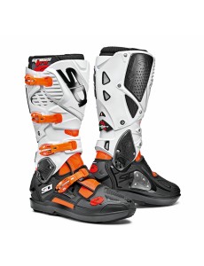 BOTAS SIDI CROSSFIRE 3 SRS - LARANJA FLUO / PRETO / BRANCO